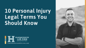 Personal Injury Legal Terms You Should Know - clark harmonson law
